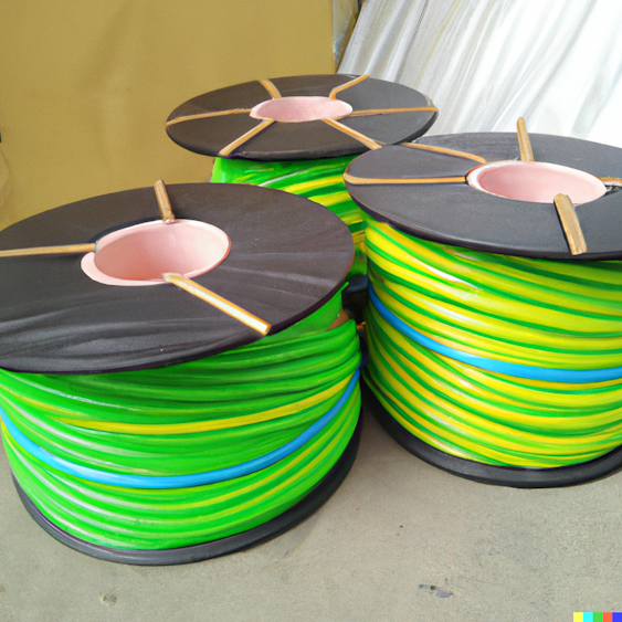 dalle-2023-01-11-165805-earth-cable-sizing-green-yellow-cable